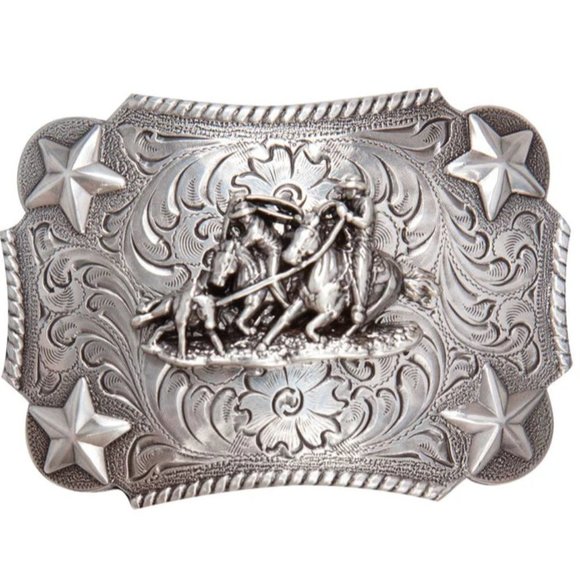 NEW M&F Kids Team Roper and Star Buckle - Picture 1 of 1